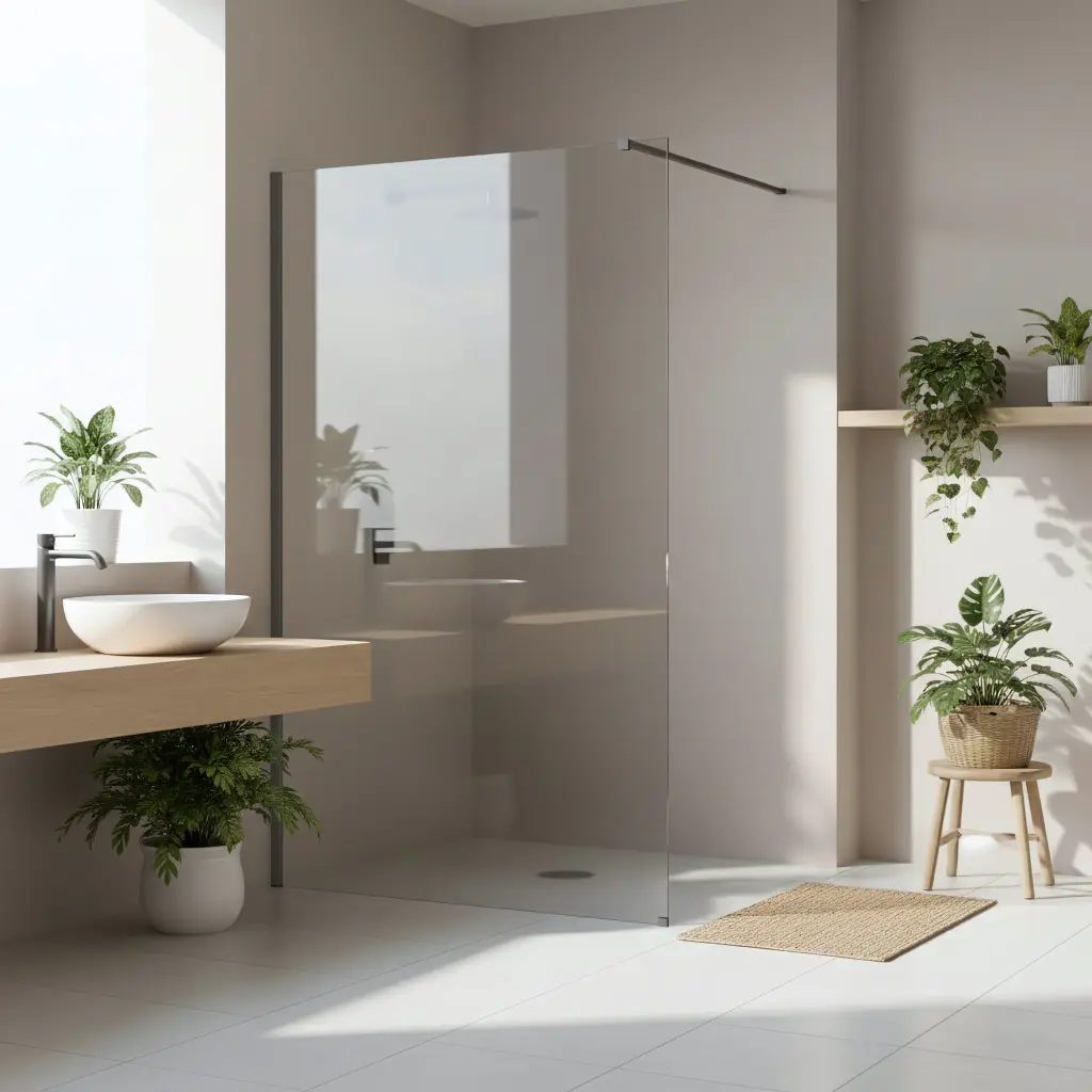 REA/S Sprchová zástěna Flexi Transparent / Titan 120 KPL-K99460