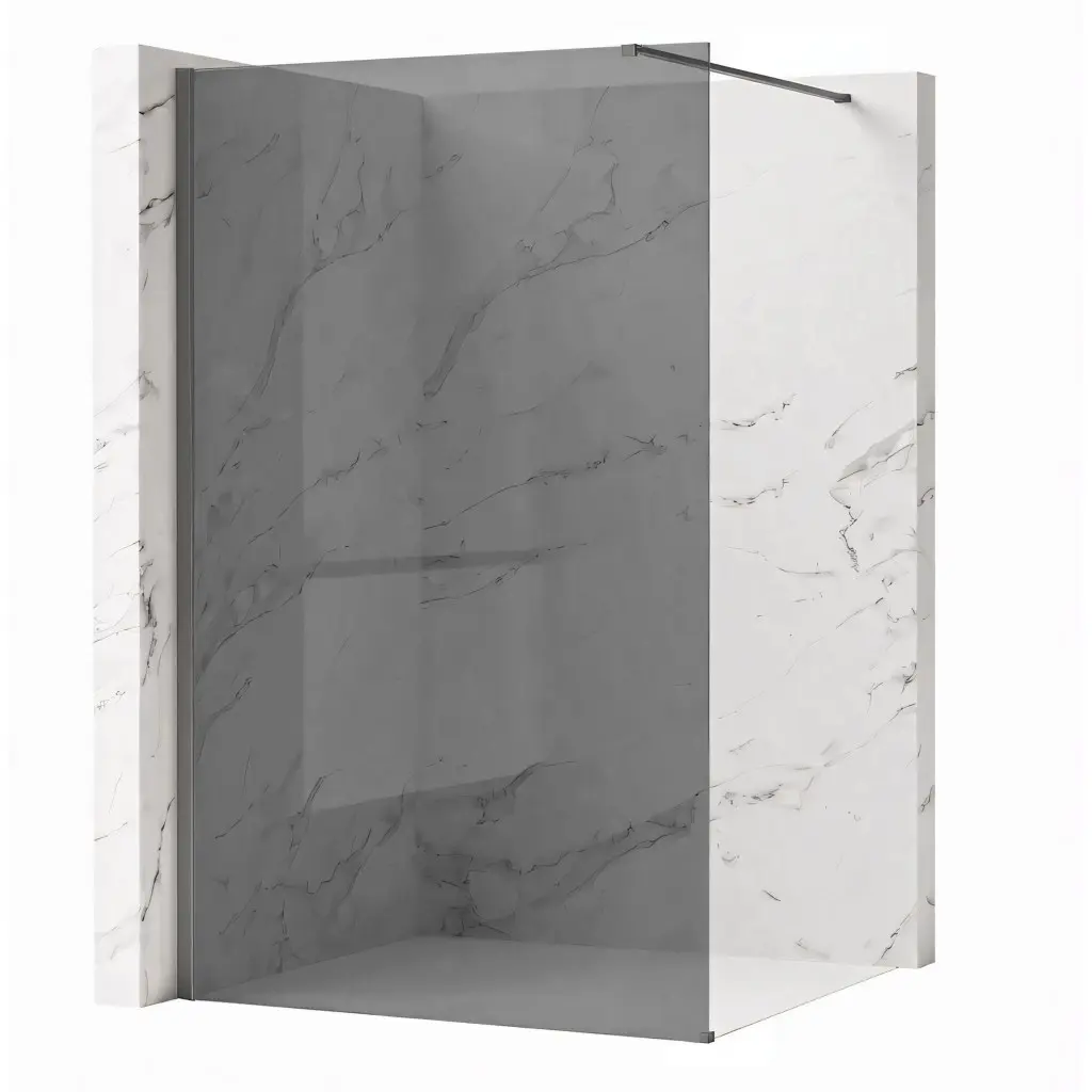 REA/S Sprchová zástěna Flexi Grey / Titan 130 KPL-K99481
