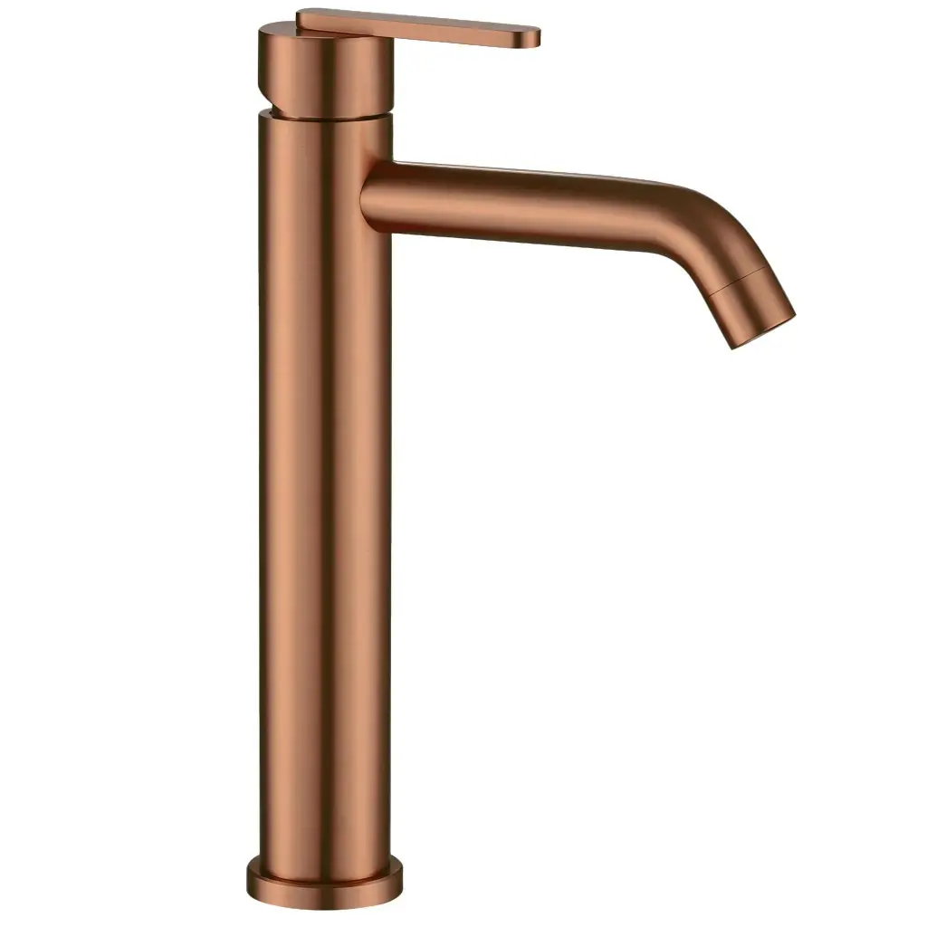 REA Umyvadlová vysoká baterie Ontario Brush Copper REA-B0971