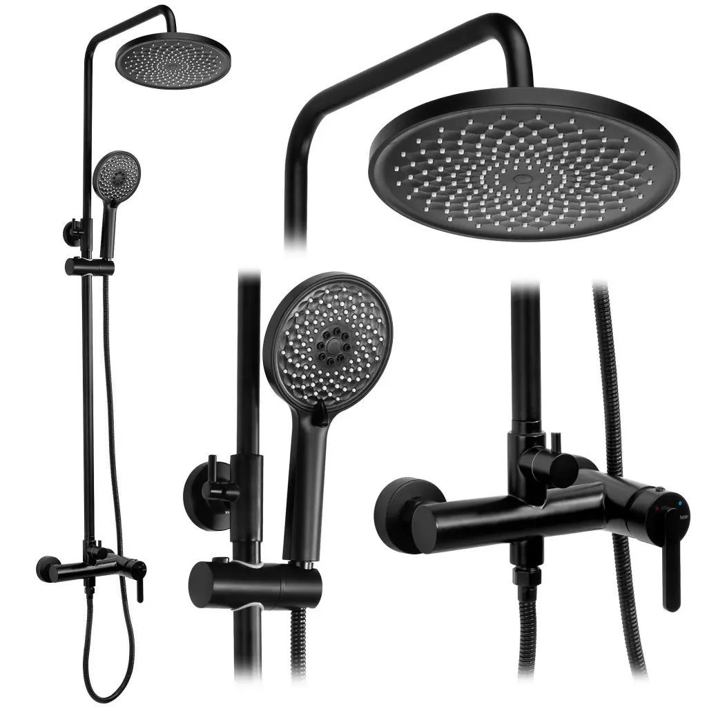 REA Sprchový set Ontario Black REA-P5712
