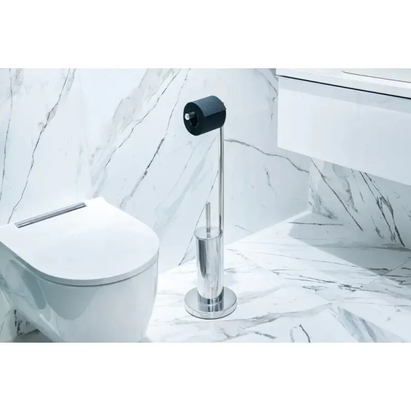 OLSEN SPA WC štětka + držák papíru, pochromovaný kov KD02071575