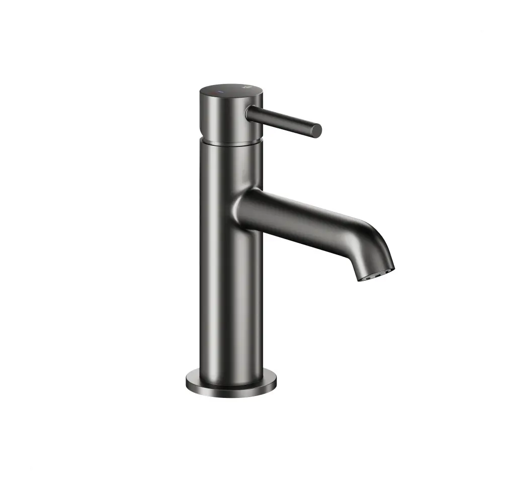 KFA Baterie Moza mini umyvadlová, stojící, s výpustí klik-klak, PVD gunmetal šedá 5032-835-61