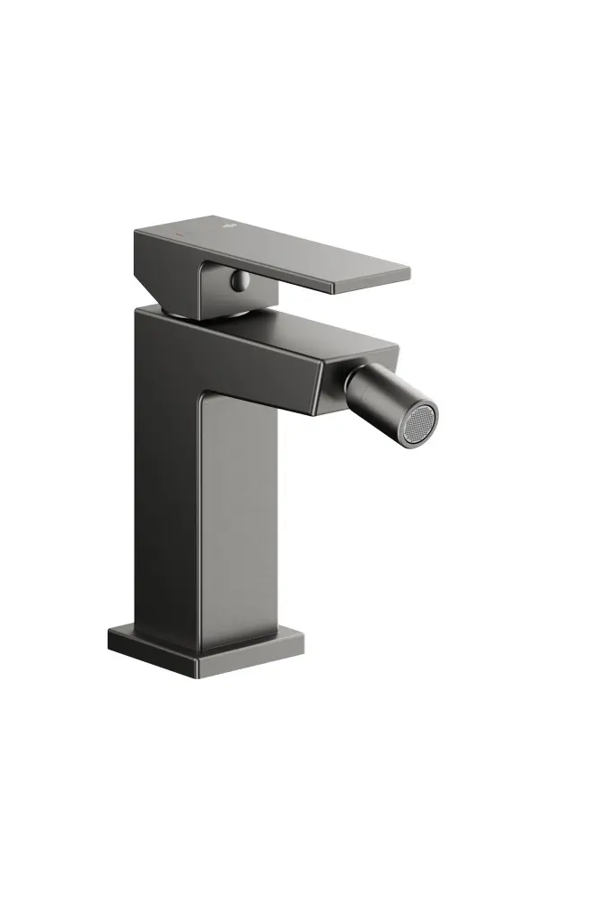 KFA Baterie Logon bidetová, stojící, s výpustí klik-klak, PVD gunmetal šedá 5137-015-61