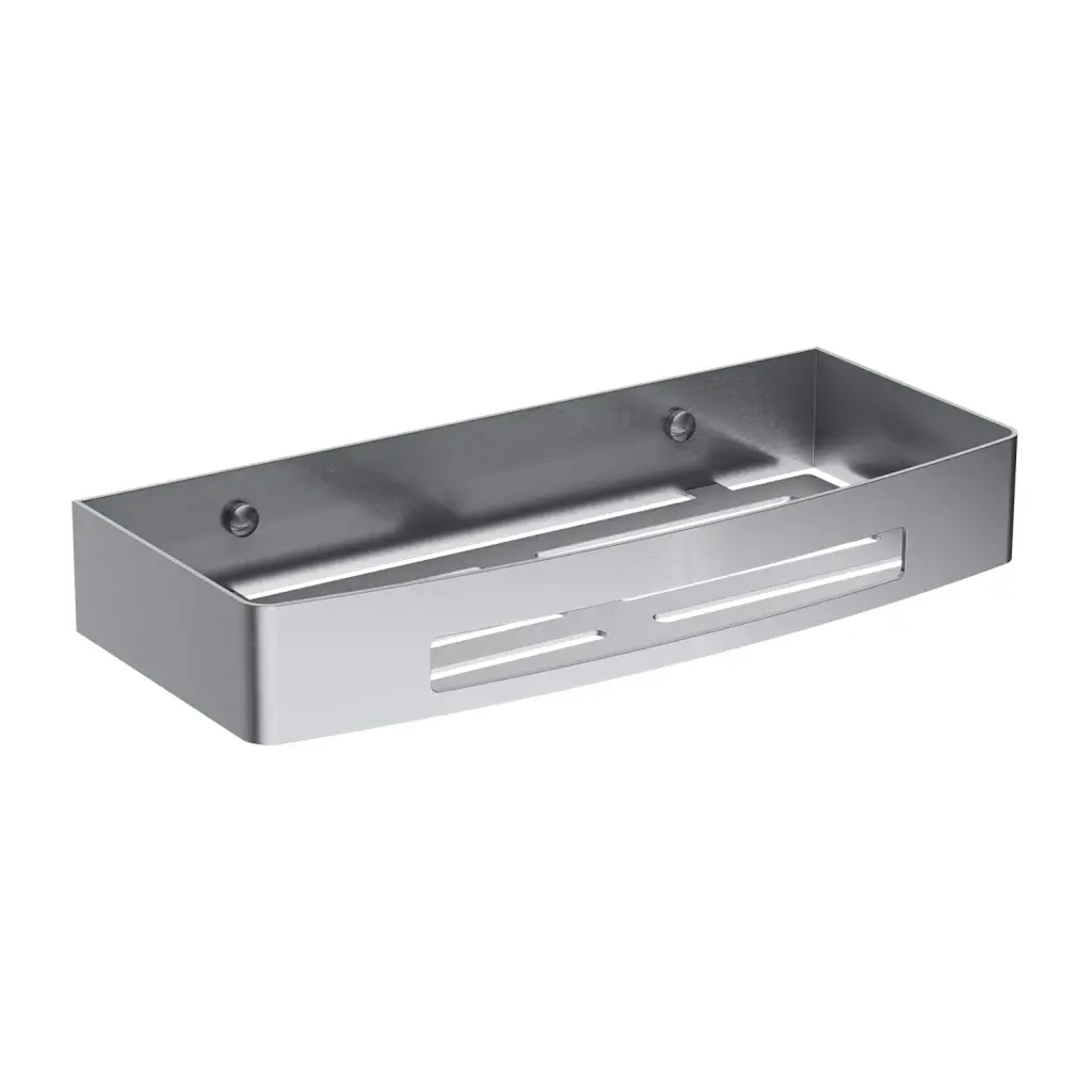 OMNIRES UNI sprchový košík, 30 x 5 x 13 cm, broušený nikl UN10331NI