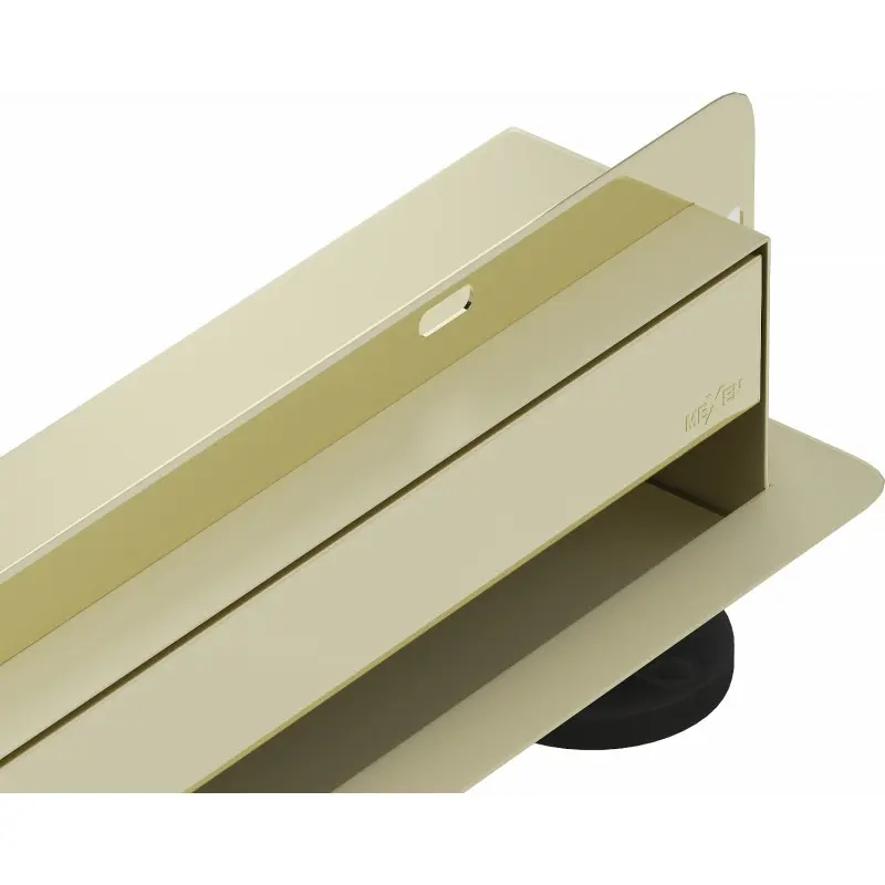 MEXEN Flat Wall žlab ke stěně 2v1 90 cm zlatý 1530090