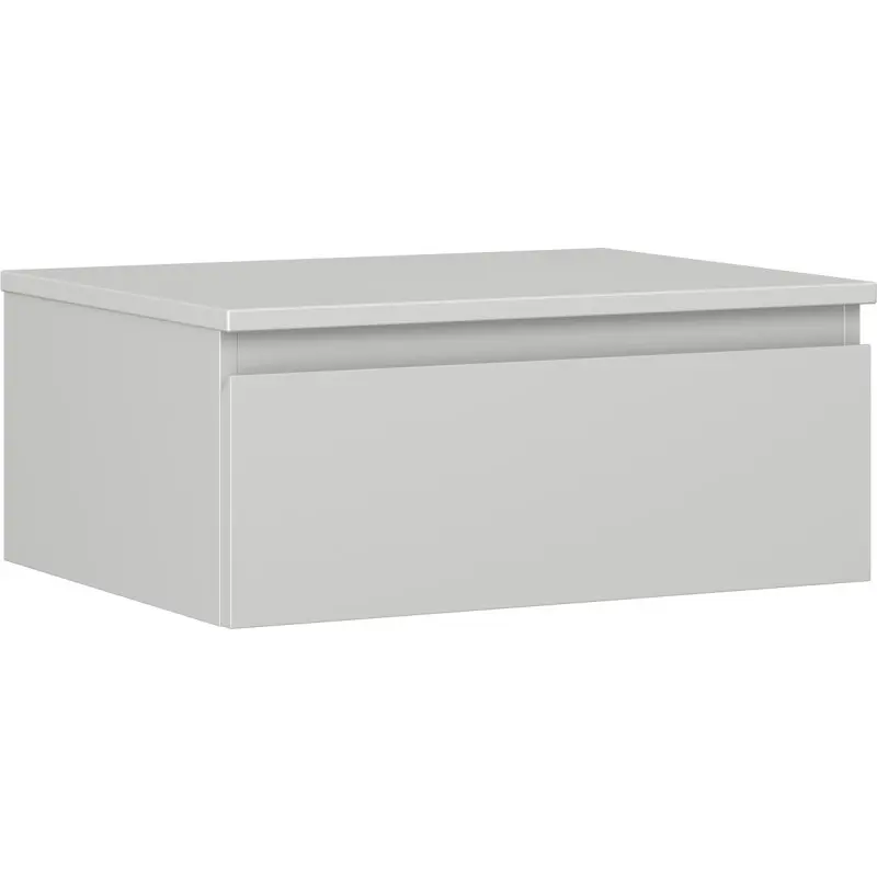 MEXEN/S Orio koupelnová skříňka pod umyvadlo 60 cm s deskou, 1 šuplík,  šedá mat 91A10-06023-1-BFC62