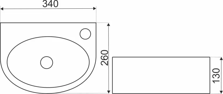 KERRA Umyvadlo vestavěné KR-601 5907548106049