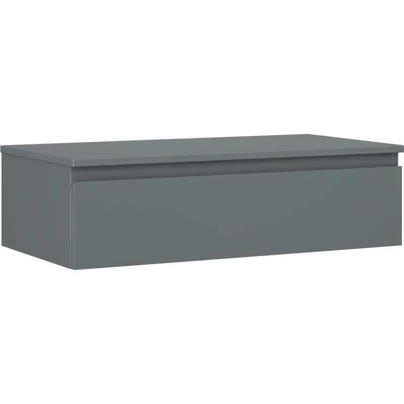 MEXEN/S Orio koupelnová skříňka pod umyvadlo 90 cm s deskou, 1 šuplík, grafit mat 91A10-09023-1-BFC66
