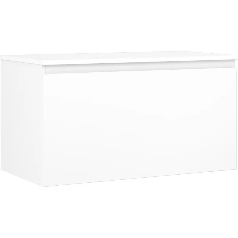MEXEN/S Orio koupelnová skříňka pod umyvadlo 90 cm s deskou, 1 šuplík, bílá mat 91A10-09047-1-BFC01