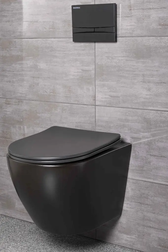 KERRA Instalační set WC Delos BLM/Adriatic Black 5907548115881