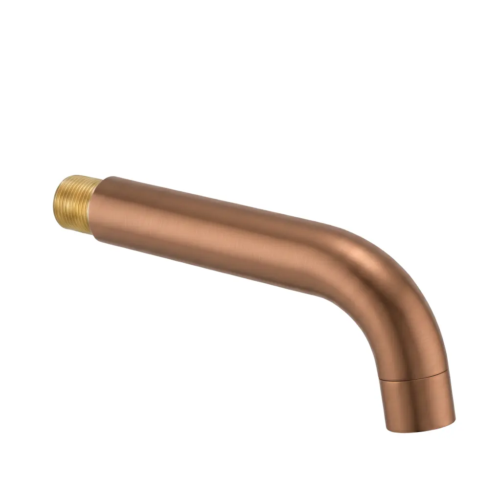 Vanový/umyvadlový výtok pro podomítkovou baterii REA LUNGO 160 mm, karáčovaná měď