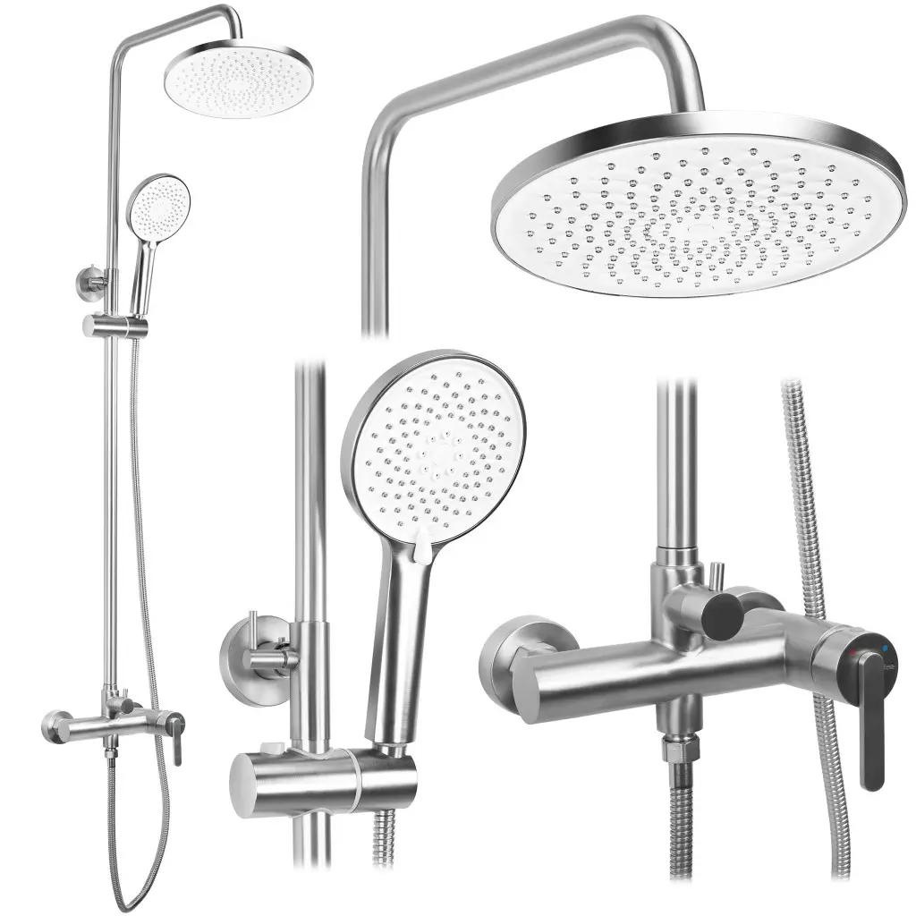 REA Sprchový set Ontario Brush Nickel REA-P5506
