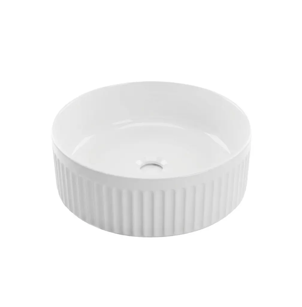 INVENA Umyvadlo na desku GLAMOUR TREND 36cm bílá CE-63-001-C