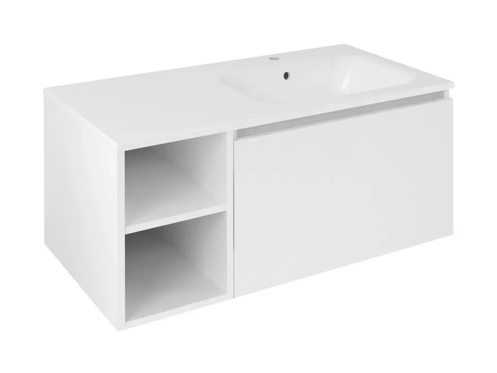 SAPHO LOREA skříňka 100x46x51,5cm (30P+70cm), pravá, bílá mat LE070-3131-R-11