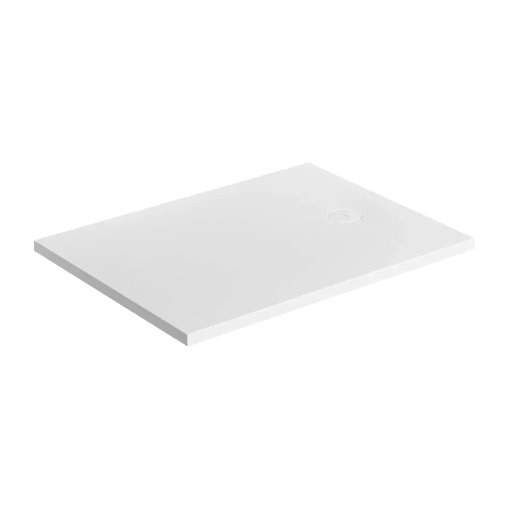 OMNIRES Sprchová vanička AQUAROCK kompozit, protiskluzová, obdélníková 90 x 100 cm, bílá mat AQUAROCK90-100BM