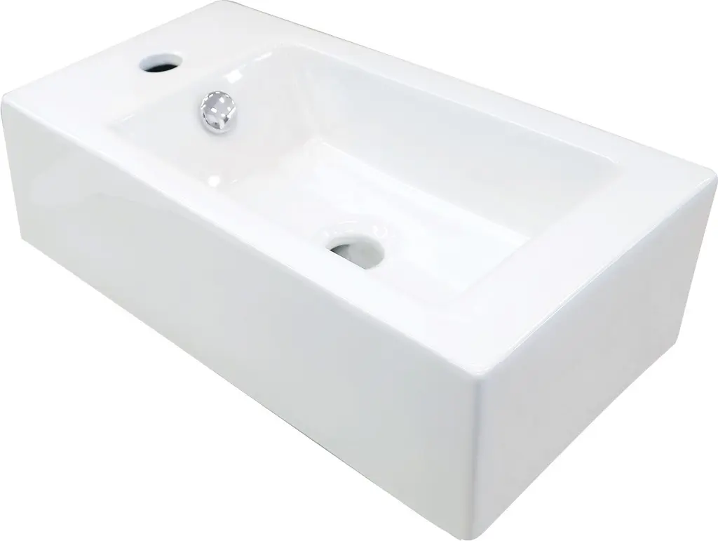 Deante Umyvadlo na desku Square 50x25,5 cm Levé - CGS 6U2L