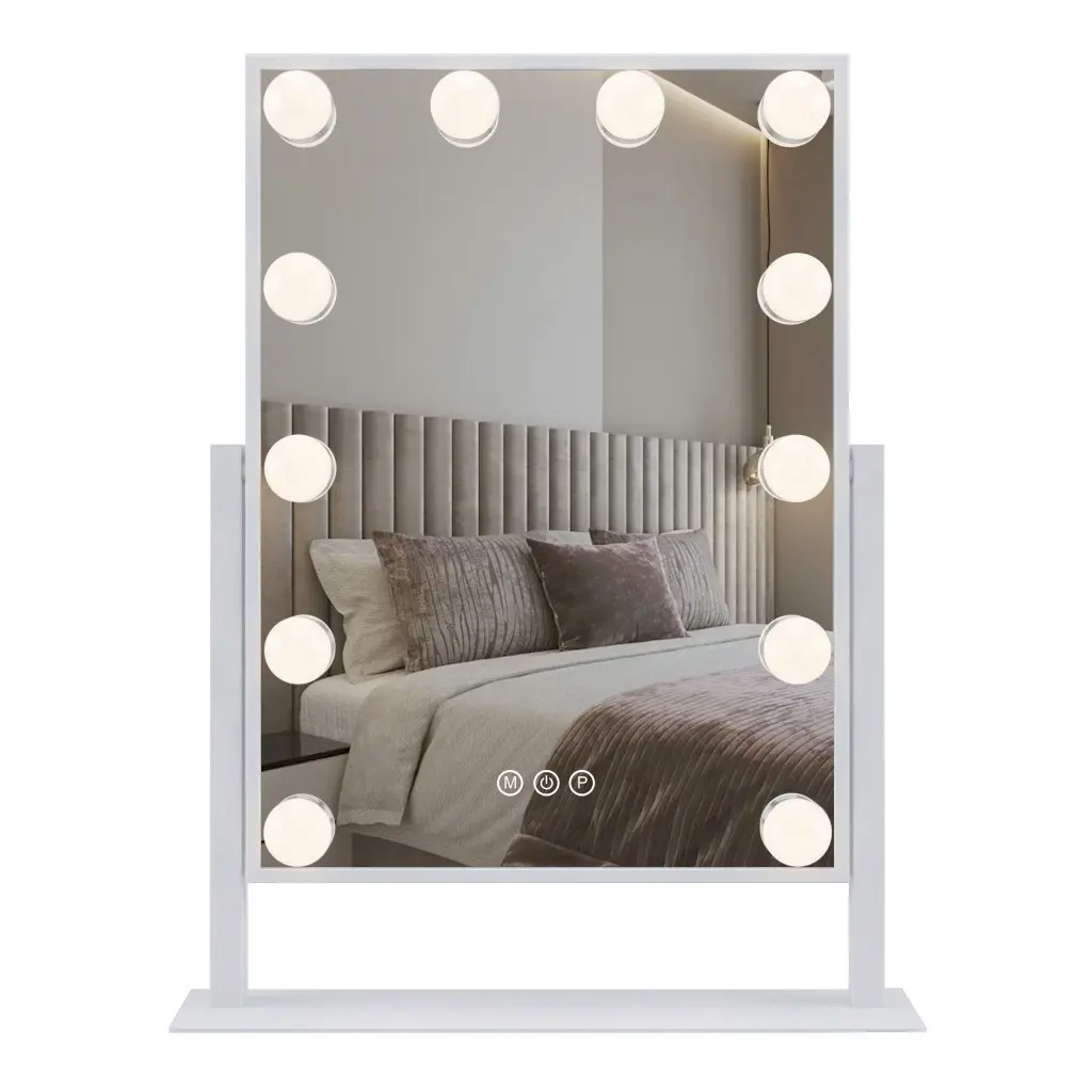 Rea Kosmetické zrcadlo 30x40 cm s regulovatelným LED osvětlením HOM-12023
