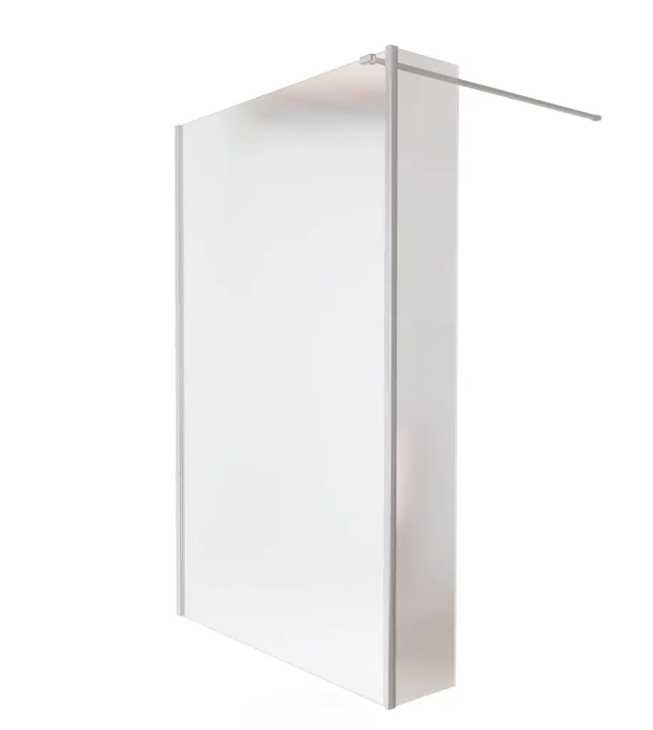BESCO Walk-in sprchový kout AVEO CHROM s možností pevné boční stěny Barva rámu Chrom/Leštěný hliník (ALU), Pevná stěna 30 Rozměr A 140, Rozměr C 195, Výplň Čiré bezpečnostní sklo 8 mm BCAVEO140+BCAVEO30