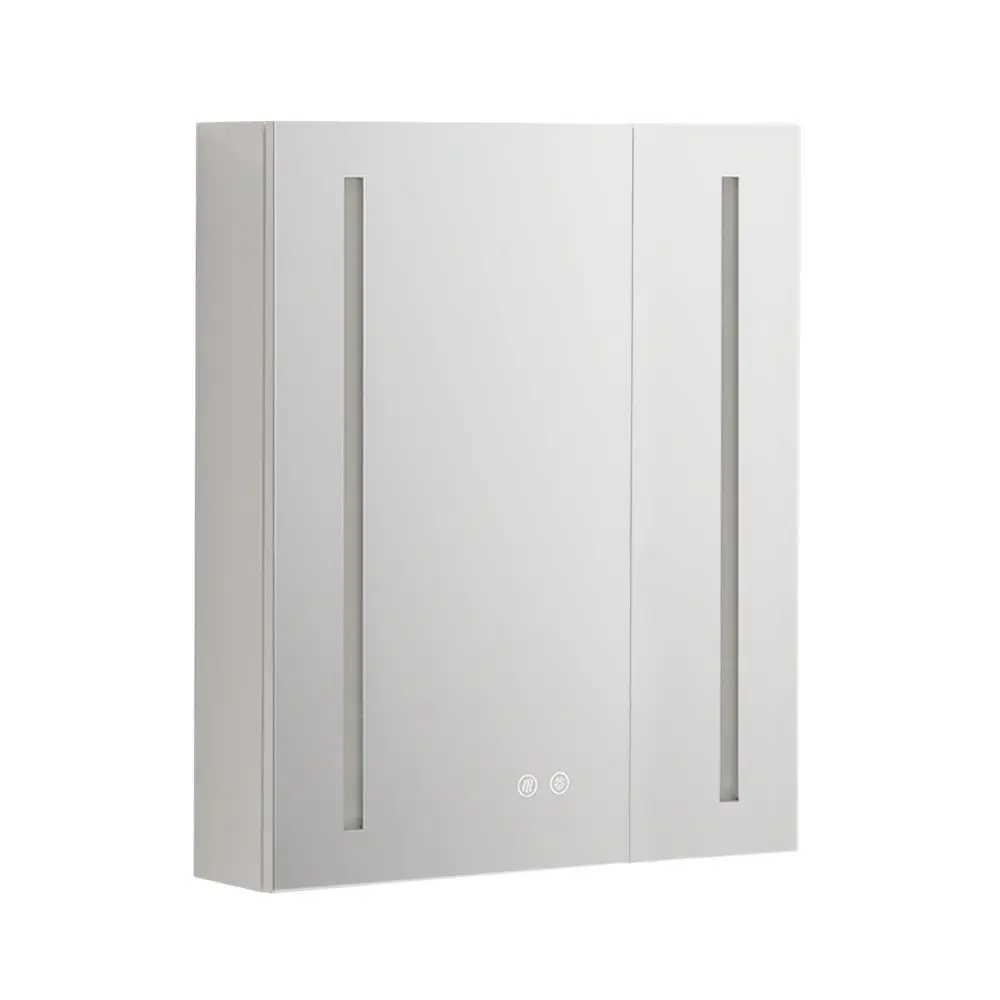Mereo Koupelnová galerka 60 cm, zrcadlová skříňka, stříbrná CN190