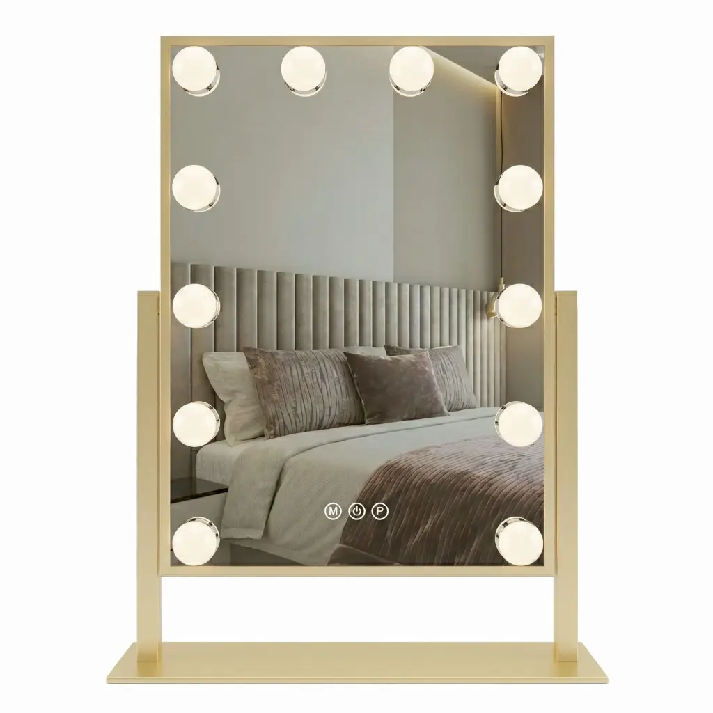 Rea Kosmetické zrcadlo 30x40 cm s regulovatelným LED osvětlením HOM-01804