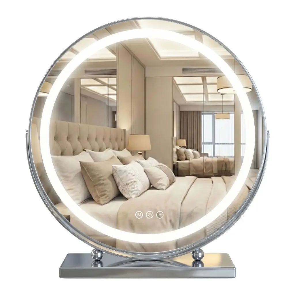 REA Zrcadlo LED MAKE-UP Chrome 50 cm HOM-10910