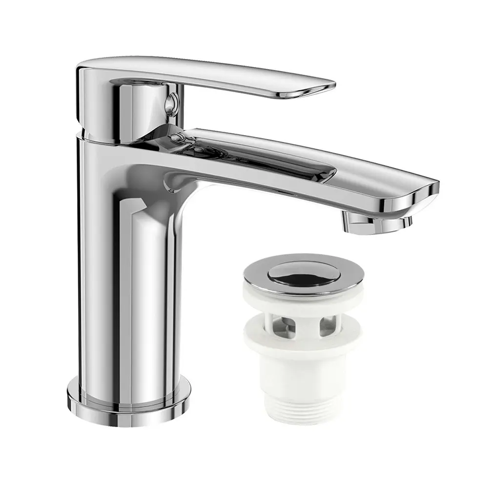 Mereo Umyvadlová stojánková baterie, Pego, clic-clac CH03P, chrom CB10104PC