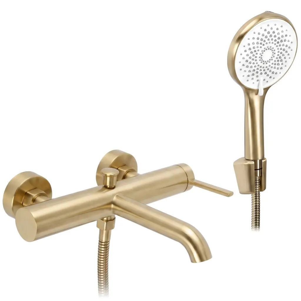 REA Vanová nástěnná baterie Rivo Brush Gold REA-B9338