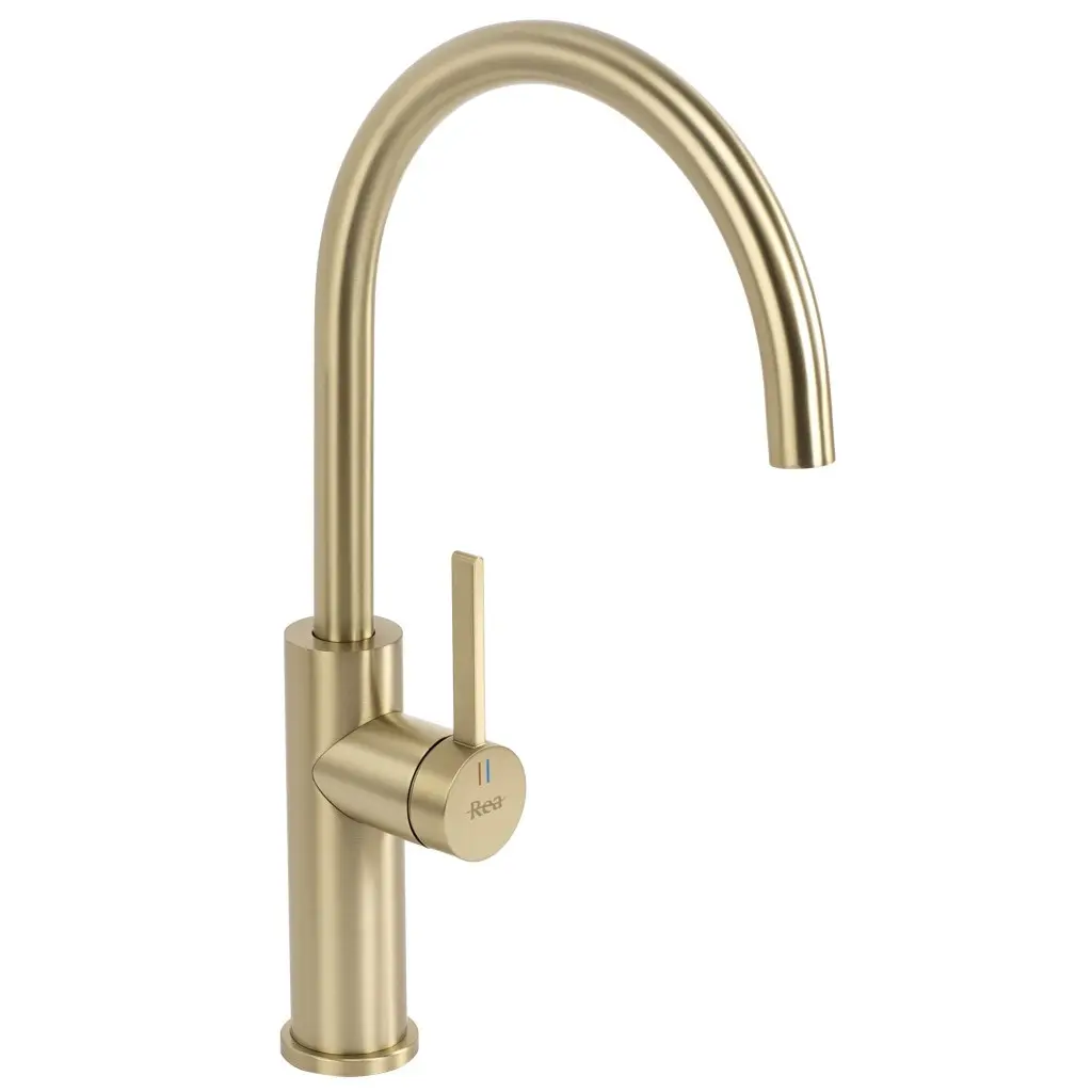 REA Kuchyňská baterie Rivo Brush Gold REA-B9342