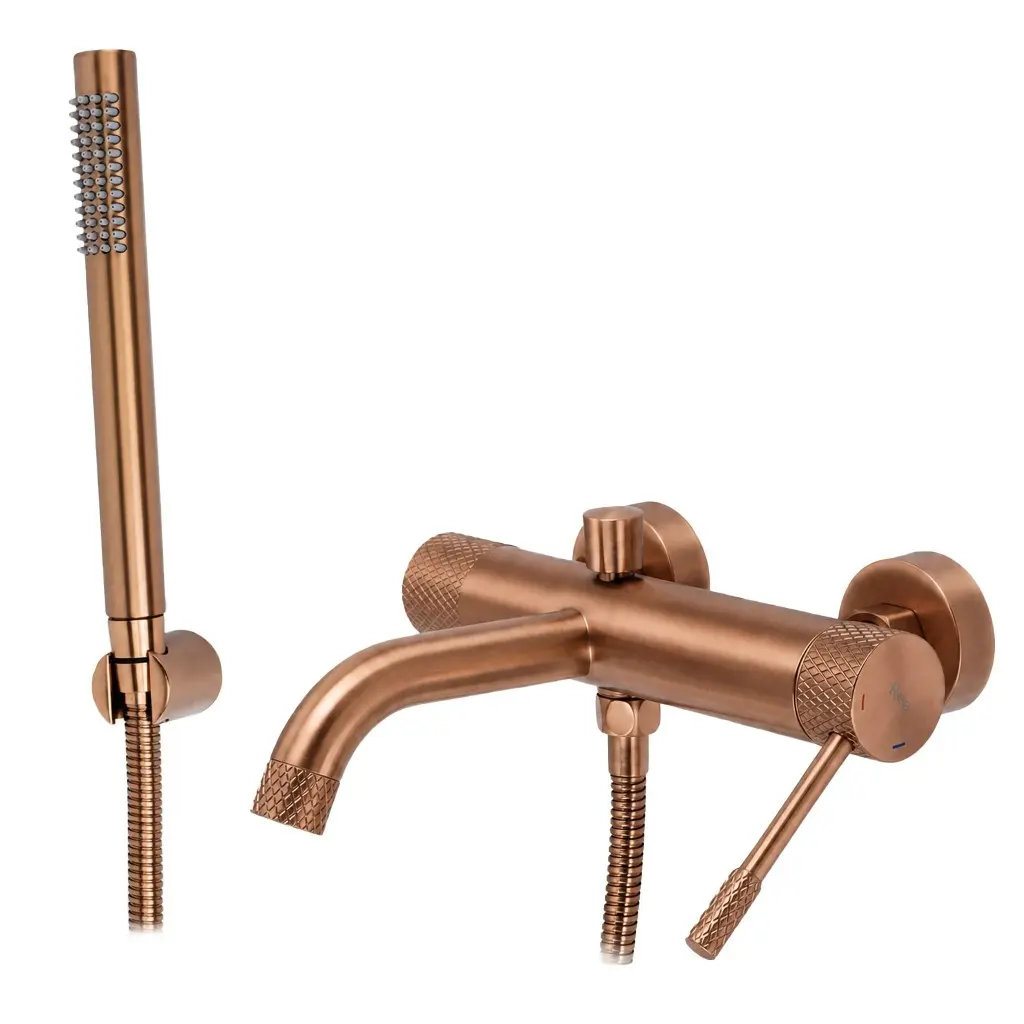 REA Vanová nástěnná baterie Venti Brush Copper REA-B9797