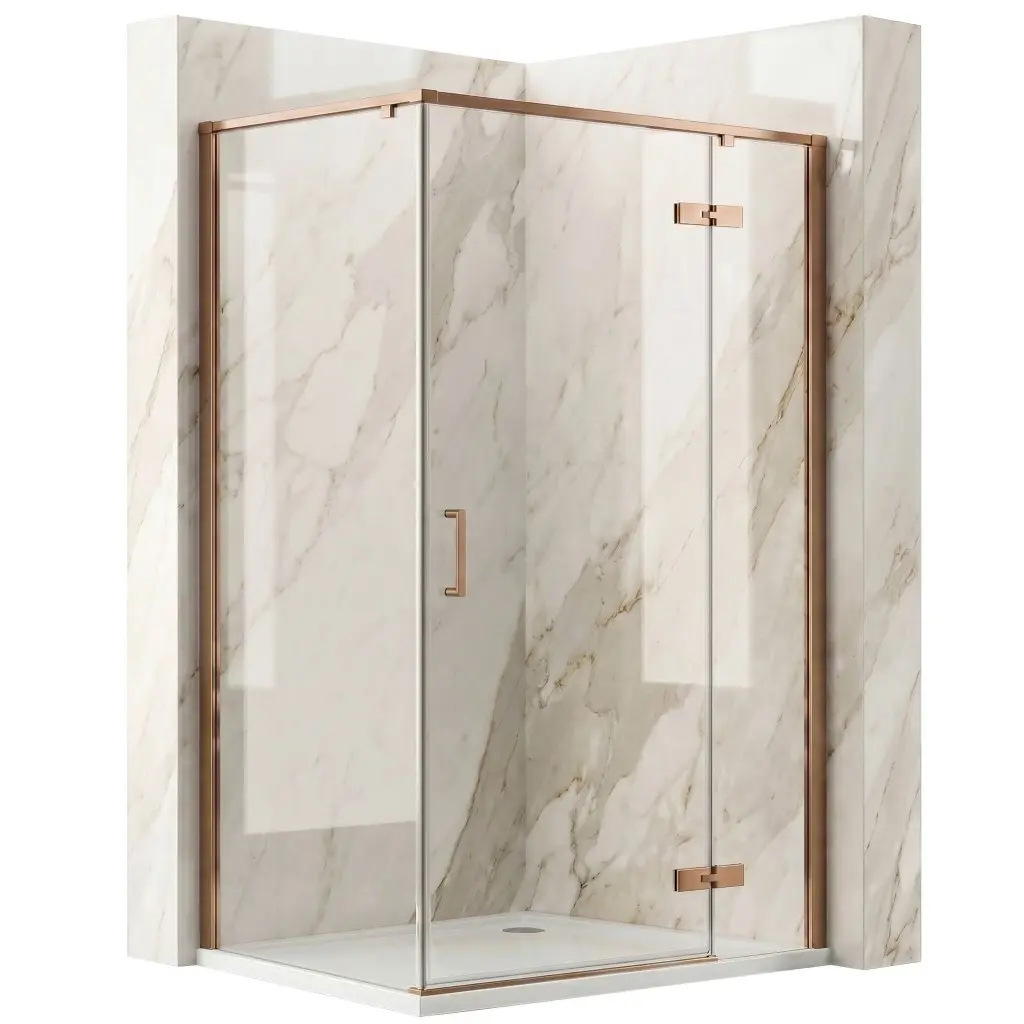 REA Sprchový kout Bruno 120x90 Brush Copper REA-K3605