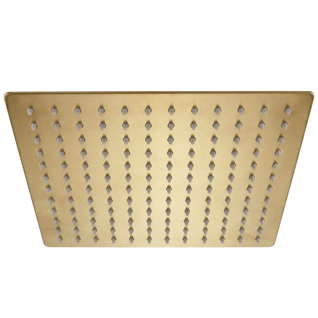 REA Čtvercová hlavová sprcha JS-P015BG 30cm Brush Gold REA-P0616