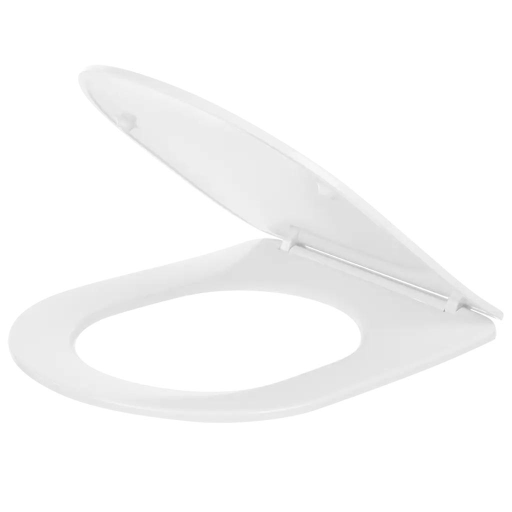 Laveo WC prkénko Duroplast Soft Close Desna - ADA_600D, bílá