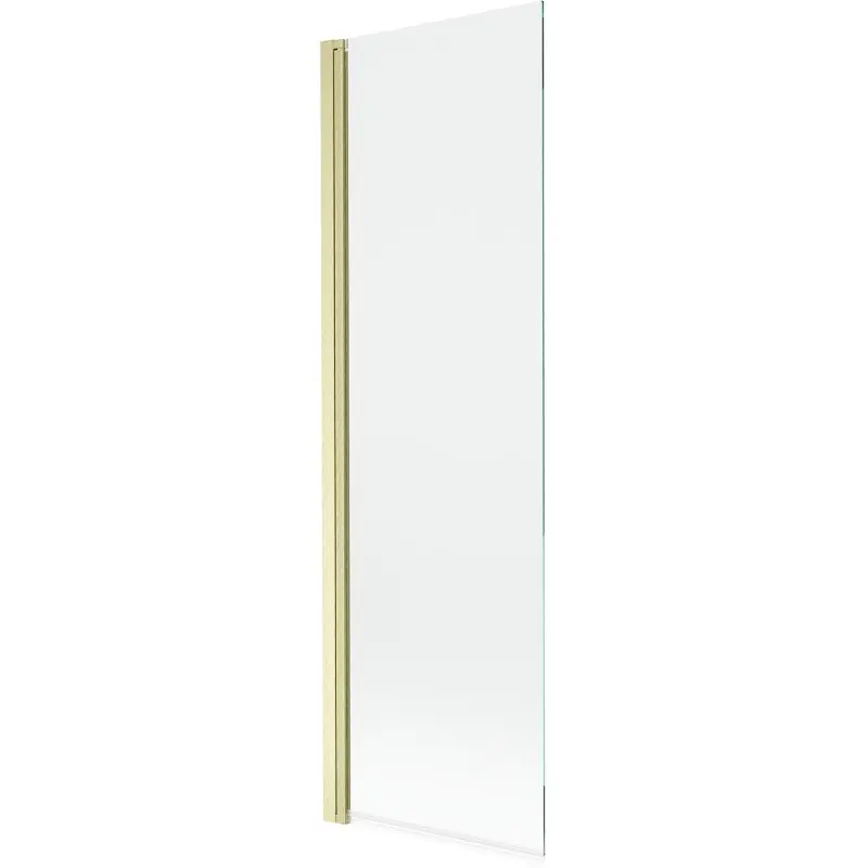 MEXEN MIST vanová zástěna 70x150 cm 6mm 1-s, zlatá kartáčovaná, čirá 8A9-070-001-55-00