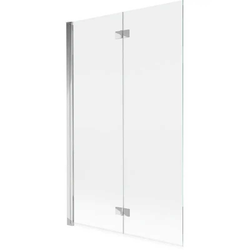 MEXEN MIST vanová zástěna 110x150 cm 6mm 2-s, chrom, čirá, levá 8A9-110-002-01-00-L