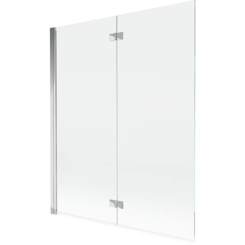 MEXEN MIST vanová zástěna 140x150 cm 6mm 2-s, chrom, čirá, levá 8A9-140-002-01-00-L