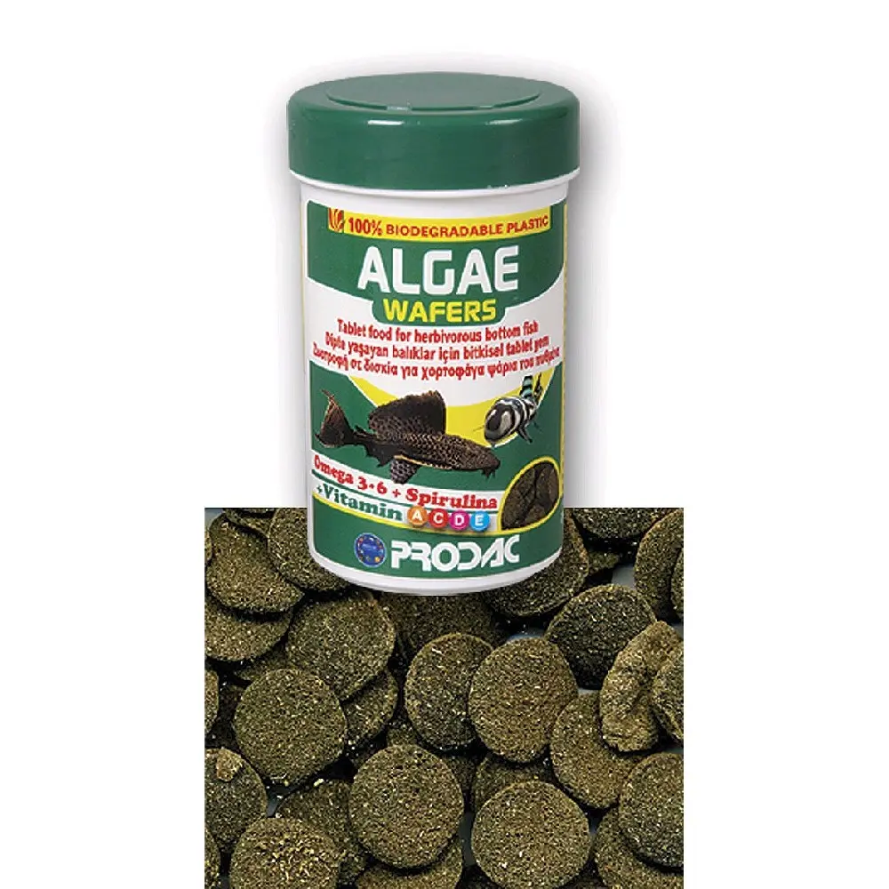Prodac Algae Wafers tablety s obsahem mořské řasy, 100ml
