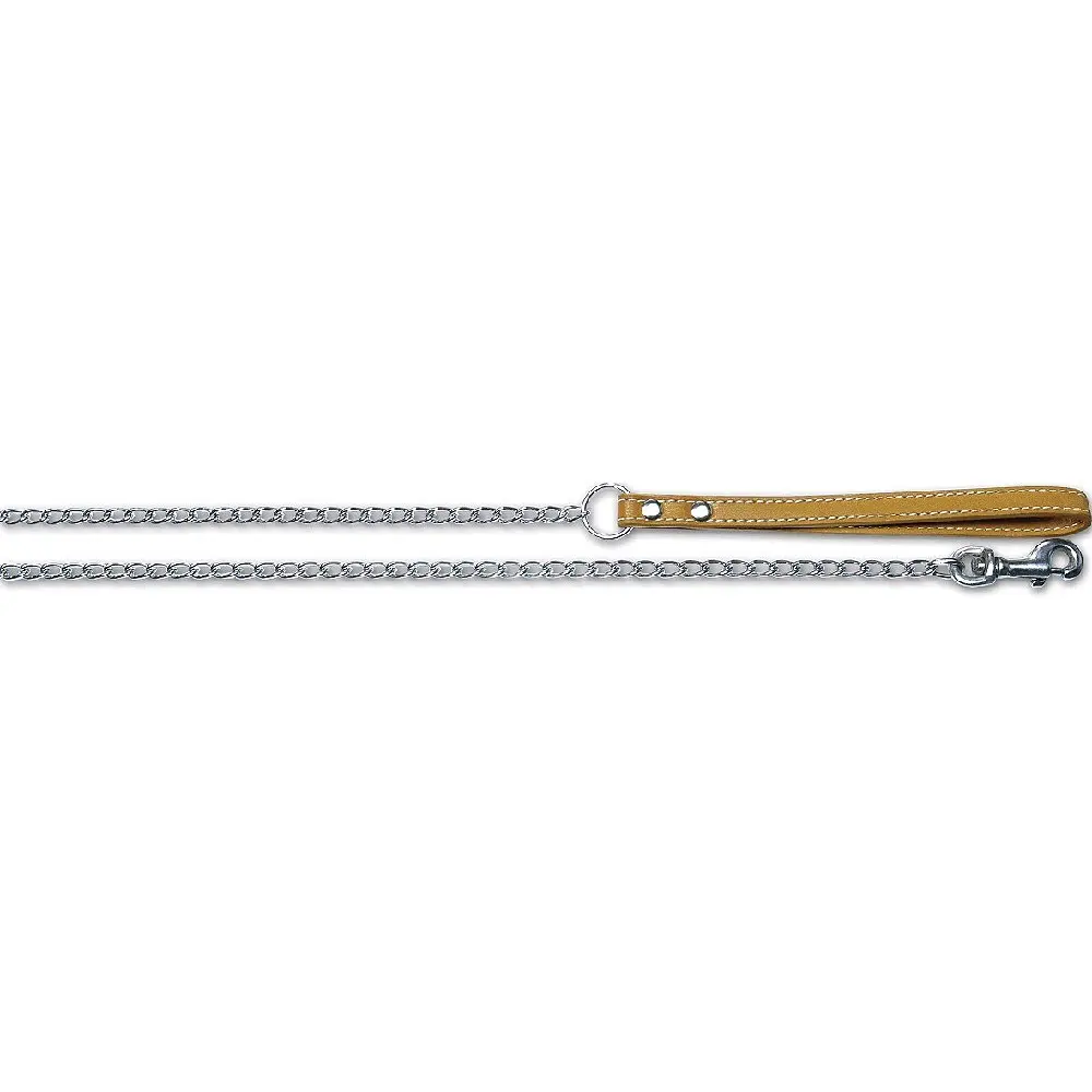 Řetízkové vodítko pro psy, drát 2mm, délka 120cm - vodítka pro psy