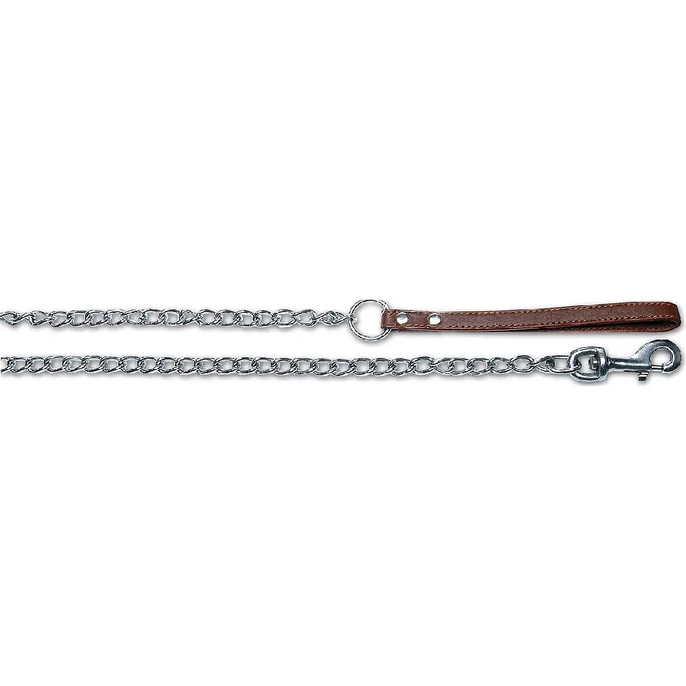 Řetízkové vodítko pro psy, drát 3mm, délka 120cm - vodítka pro psy