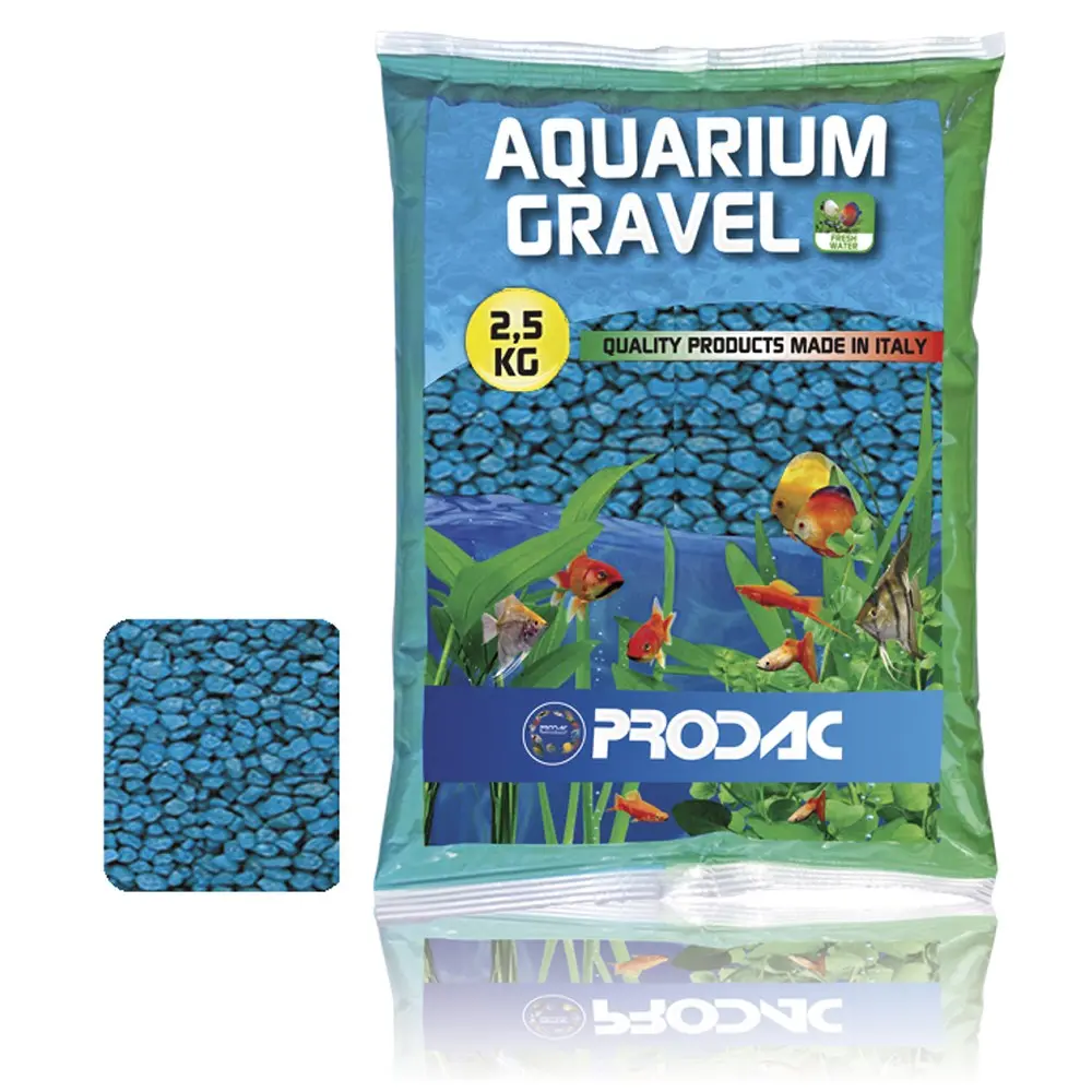 Prodac Quartz akvarijní písek světle modrý, 2,5kg