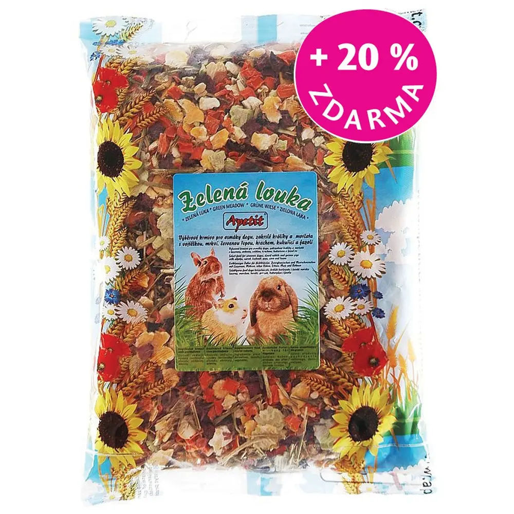 Apetit zelená louka 400g+20%/6ks