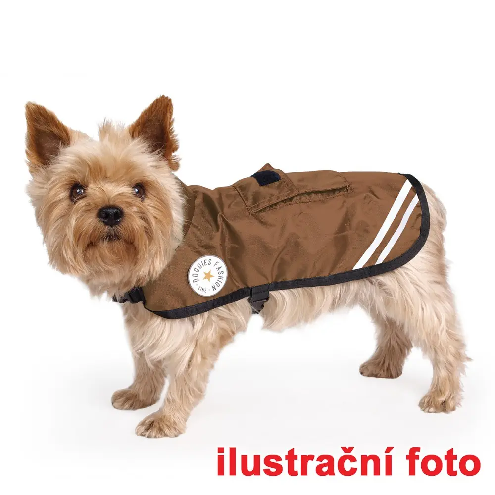Pláštěnka pro psy POCKER MOKKA 65cm