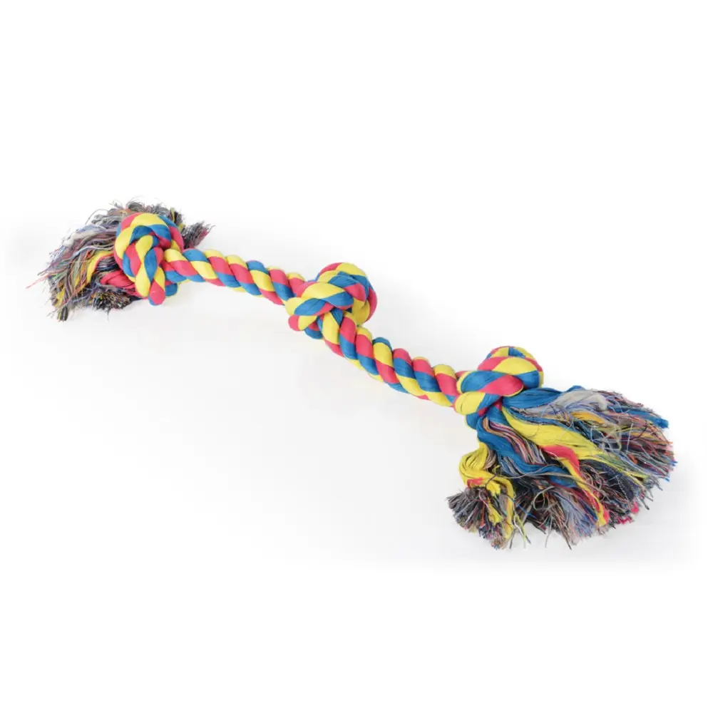 Bavlněná činka 3 uzle, 50cm