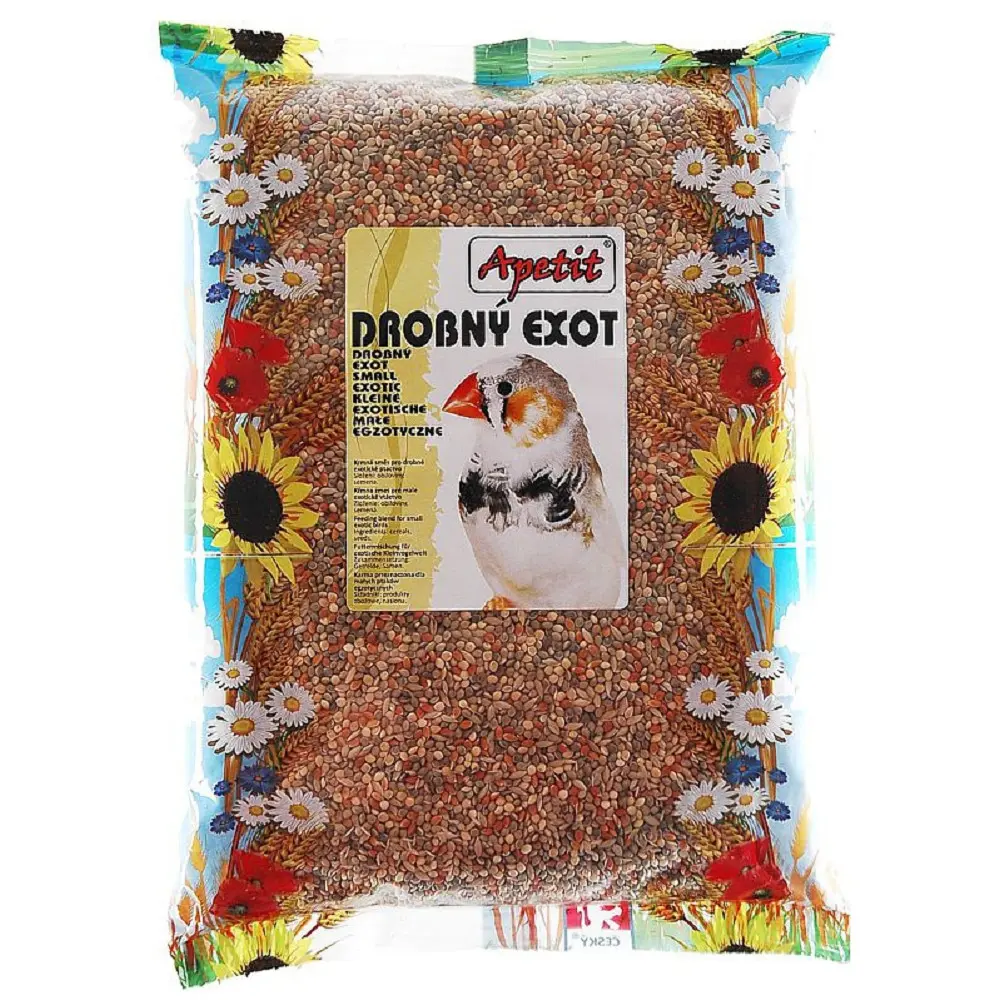 Krmivo Apetit drobný exot, 6x 800g, cena za 1ks