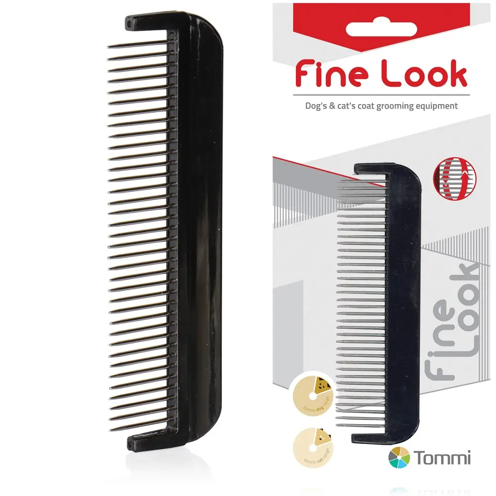 Hřeben Fine Look otočné zuby 13 cm
