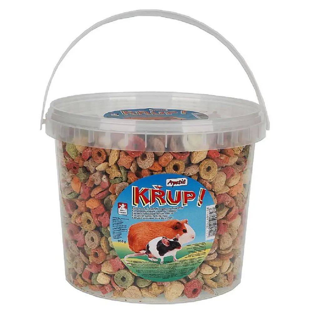 Apetit - křup (kbelík) - krmivo pro hlodavce, 1150g
