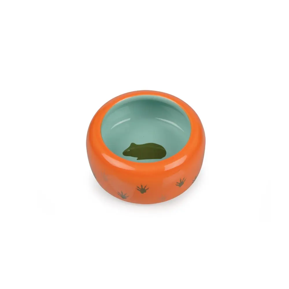Tommi Keramická miska pro hlodavce ø8x3,5cm oranžová