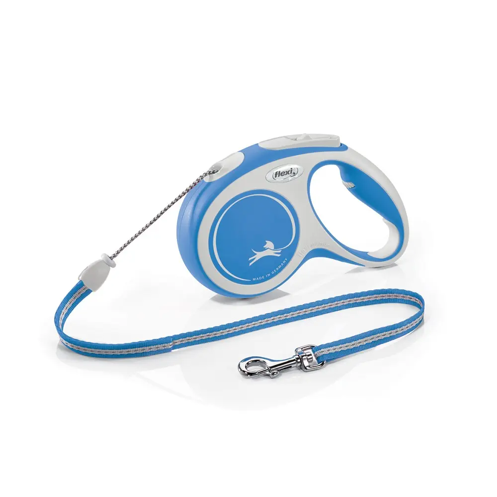 Vodítko Flexi Comfort M lanko 5m/20kg modrá