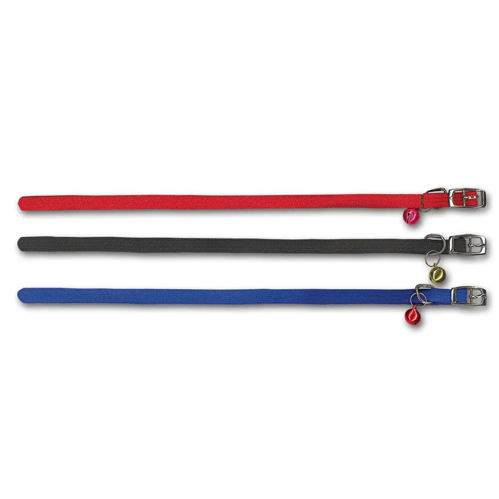 Elastický obojek s rolničkou, 20-33cm