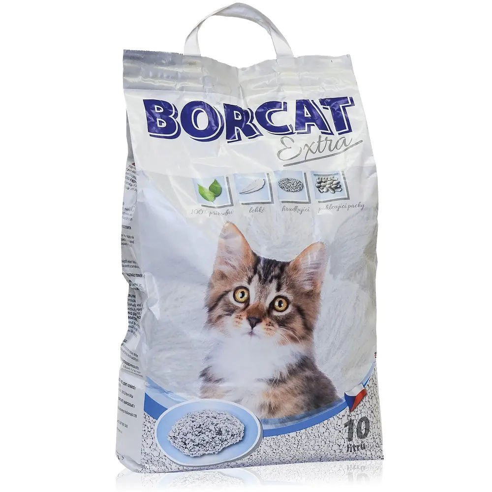 Hrudkující stelivo pro kočky Borcat extra, 10l