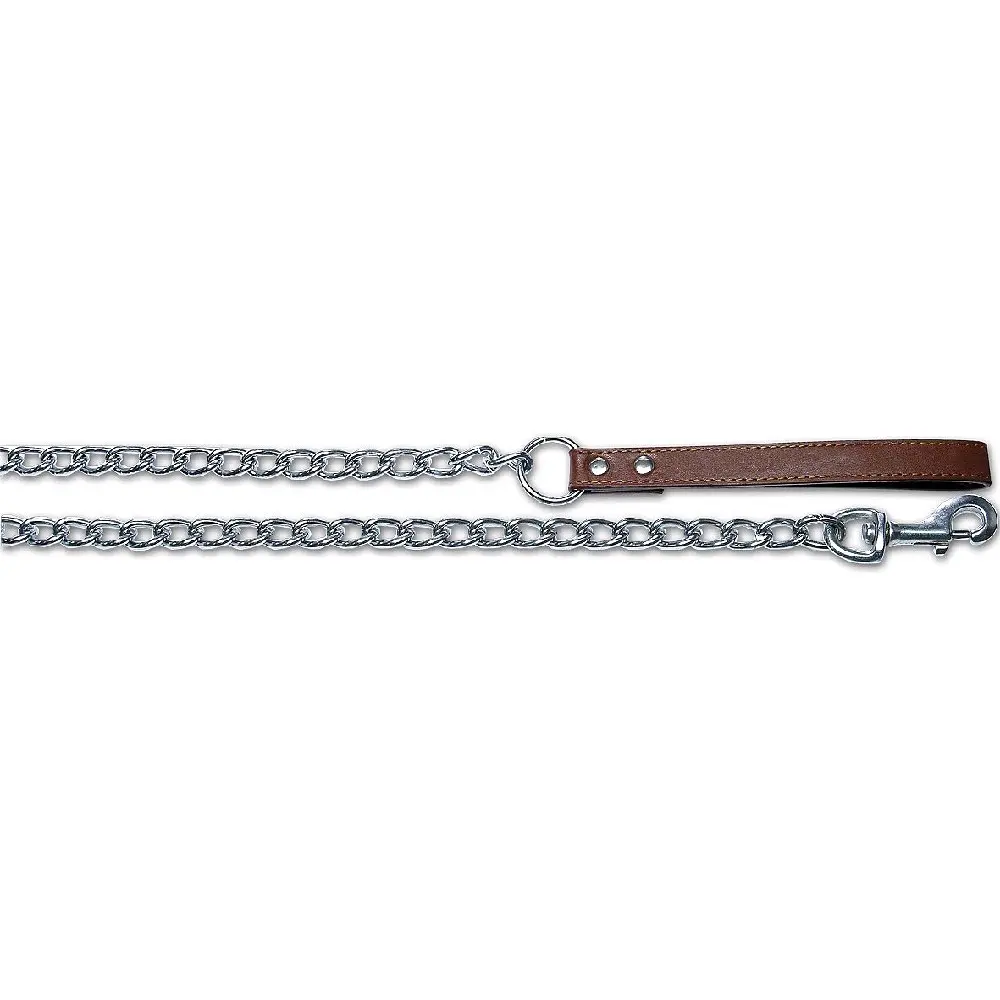 Řetízkové vodítko pro psy, drát 4mm, délka 120cm - vodítka pro psy